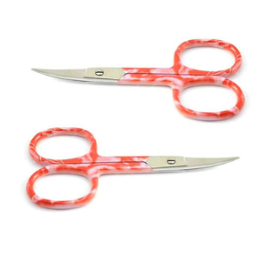 Best Quality <b>Paper</b> Coated Handle Nail <b>Scissors</b> Stainless Steel Sharp Blade Cuticle Nail <b>Scissor</b> for Beauty 4" - Product Image 4