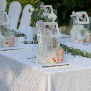 Sacchetti in LDPE con piccolo logo fustellato, manico fustellato per produttori di <span class=keywords><strong>gioielli</strong></span>, sacchetti di plastica per shopping di design a prezzi competitivi - Product Image 5