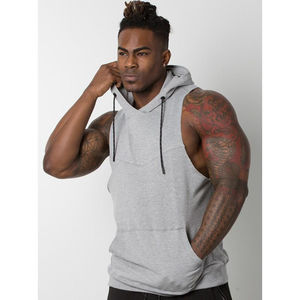 Customized Quality <b>Men</b> Fitness Wear Tank Top Breathable Fabric Custom Sports Running Gym Workout Vest Wholesale <b>Men</b> Tank Top - Product Image 6