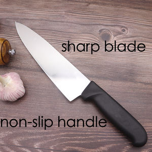 ชุดมีดโอเอ็มแบบสั่งทำมีดทำครัวพร้อมที่จับสีดำ - Product Image 5