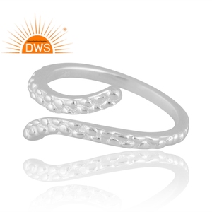 Anillo de plata 925 de diseño indio hecho a mano para mujer, joyería personalizada para mujer, regalo para ella - Product Image 4