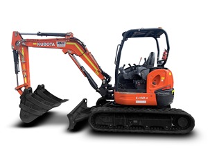 รถขุดขนาดเล็ก Kubota แบบตีนตะขาบ สำหรับงานก่อสร้างในฟาร์มและจัดสวน - Product Image 4