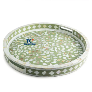 Belle conception plateau de nacre artisanat du Vietnam exporté pour la célébration du Ramadan de qualité supérieure et l'emballage de souvenirs - Product Image 2