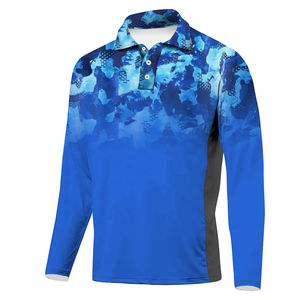 Polo de pêche respirant à sublimation, tendance et nouvelle collection 2025, avec service OEM ODM personnalisé - Product Image 2