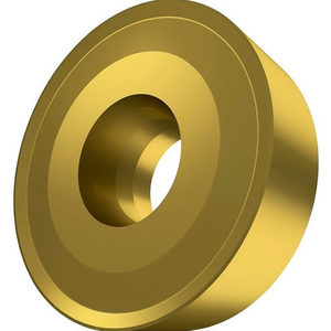 Inserto de torneado de alta velocidad ISO RCMX 2006MOS-341:6630 D.6.5mm MT-CVD con revestimiento dorado (paquete de 10 piezas) - Product Image 2