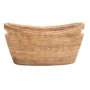 Cesta de Mimbre para Bebidas, Cesta de Almacenamiento Hecha a Mano, Ecológica, Mimbre Natural, Moderna, Multifuncional, Artex Green Earth Made - Product Image 3