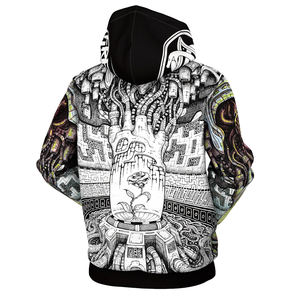 Sudaderas y sudaderas transpirables de poliéster 100% para hombre de Pakistán bordadas y teñidas lisas para la temporada de invierno - Product Image 6