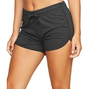 Shorts de sport décontractés en coton pour femme, taille haute, respirants, personnalisables avec logo, style streetwear - Product Image 3