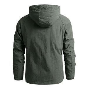 Veste de randonnée pour homme, imperméable, respirante, confortable, en tissu softshell avec fermeture éclair, pour l'hiver - Product Image 4