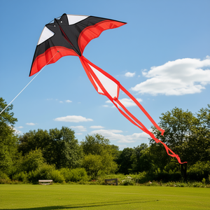 Cometa Vampiro 90x40cm con Línea de 50m y Cola de 3m, Juguete de Exterior de Una Sola Línea - Product Image 3