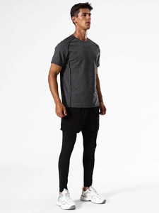 Vêtements de fitness 100% coton T-shirts pour hommes Prix de gros de haute qualité T-shirts avec logo sur mesure pour hommes - Product Image 4