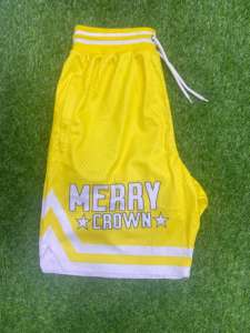 Short de basket-ball 100% polyester de haute qualité tricoté maille cordon mi solide décontracté respirant écologique Service OEM - Product Image 6