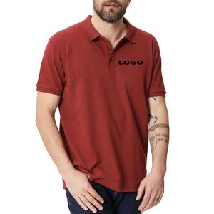 Camisa de golf de manga corta Lisa a granel para hombre al por mayor personalizada de alta calidad, polos de algodón para hombre - Product Image 3