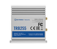 Passerelle industrielle LTE CAT 1 Teltonika TRB255 avec ports série et Ethernet d'entrée/sortie, fabriquée en Lituanie