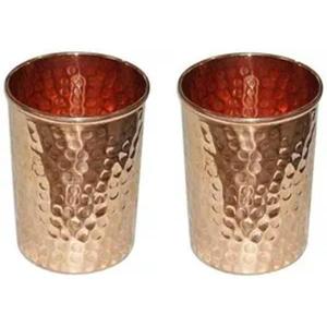 Tasses à boire en cuivre de haute qualité avec finition lisse Verre en cuivre pur pour le thé, le café et les acheteurs mondiaux auprès de fournisseurs indiens - Product Image 1