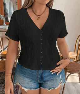 <b>Women'S</b> Loose <b>White</b> <b>Shirt</b> with a Summer Floral Pattern And a V-Neck Batwing Sleeve Design. - Product Image 5