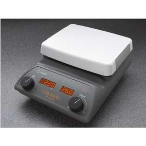 Agitateur de plaque chauffante numérique Corning PC-620D avec équipement de chauffage de laboratoire de plaque de 10x10 pouces - Product Image 1