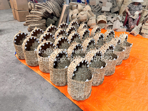 Panier en fibre naturelle en gros, organisateur mignon et écologique pour la chambre des enfants, panier carré tissé naturel pour enfants, sport - Product Image 5