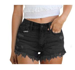 Quick Dry Blue <b>Jeans</b> Summer Straight Pocket <b>Ladies</b> <b>Jeans</b> Denim Shorts Cotton <b>Stretch</b> Outdoor Working Unisex Denim Shorts Womens - Product Image 4