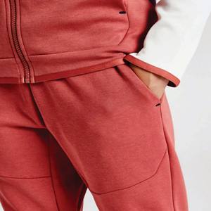 เสื้อวอร์มมีฮู้ดสำหรับเด็กผู้ชายกางเกงวอร์มกางเกง31% ผ้าฝ้าย69% ผ้าโพลีเอสเตอร์สีม่วง - Product Image 3