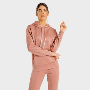 Sudadera con Capucha de Forro Polar de Manga Larga de Poliéster/Algodón con Logotipo Personalizado Nuevo 2025, Logotipo Personalizable, Transpirable, Informal de Invierno para Mujer - Product Image 1