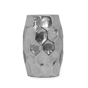 Meilleur design Vase traditionnel vintage en métal 14x17x41 cm Vase de sol de taille moyenne Vase à fleurs décoratif de haute qualité - Product Image 5
