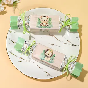 Boîtes à bonbons animaux de la jungle Safari 1st Wild One décorations de fête d'anniversaire pour enfants thème forêt fournitures de douche de bébé boîtes à bonbons - Product Image 3