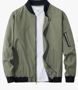 Blouson aviateur décontracté coupe ajustée pour hommes vêtements de sport légers de style rue avec col montant saison d'hiver OEM ODM entretenu - Product Image 6