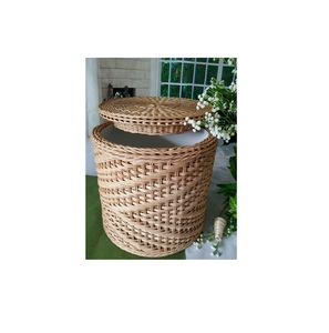 Cesta de maceta de cuerda de yute tejida a mano con soporte, diseño único, cesta de mimbre para interiores y exteriores hecha de hierro y ratán - Product Image 6