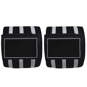 Rodilleras deportivas de seguridad para gimnasio, rodilleras de levantamiento de pesas, correas de vendaje, protector de compresión, muñequera de nailon Spandex Unisex - Product Image 3