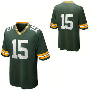 Maillot de football américain de la meilleure qualité |   100% polyester, respirant, séchage rapide, manches courtes, grande taille, couleur personnalisée, vente en gros - Product Image 6