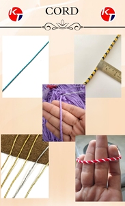 Cordón de Macramé de Papel Recubierto Trenzado de 5 mm y 3 Capas de Alta Tenacidad para Decoración Moderna del Hogar, Bolsas de Regalo, Cortinas, Tapicería, Disfraces, Zapatos - Product Image 3