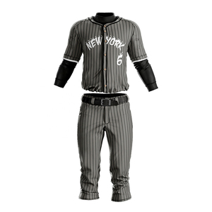 Uniforme de baseball personnalisé unisexe Vêtements de sport cousus avec nom et numéro personnalisés - Product Image 1