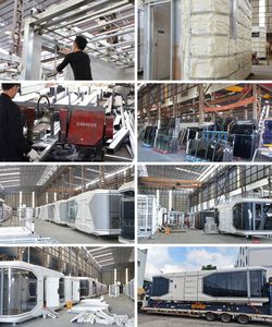 บ้านแคปซูลหรูหราสำหรับฤดูหนาว โครงเหล็กชุบสังกะสีสำเร็จรูป กันน้ำ พร้อมห้องนอนและห้องน้ำ เหมาะสำหรับบ้านพักตากอากาศในเทือกเขาหิมะ/ให้เช่าในช่วงฤดูหิมะ - Product Image 5