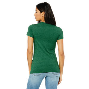 T-shirt sur mesure pour femmes en coton de haute qualité pour le confort de l'été et le style écologique avec décoration de boutons - Product Image 3