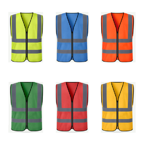 <b>Heavy</b>-<b>Duty</b> Security Guard Safety Vest with Multi-Functional Pockets and <b>Zipper</b> Front Designed for Warehouse Workers - Product Image 6