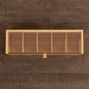 Caja de té de bambú con vidrio transparente Caja de pañuelos de bambú hecha a mano Decoración de mesa y hogar natural ecológica Venta al por mayor de Vietnam - Product Image 5