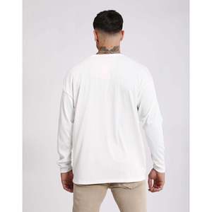 Felpa Oversize da Uomo in Velluto a Coste con Collo Tondo, Traspirante e Comoda - Product Image 3