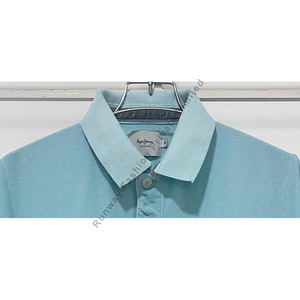 Chemise décontractée d'extérieur à manches courtes pour homme - Tricot respirant intelligent à revers pour l'été, compressée, écologique, grande taille, anti-rétrécissement - Product Image 2