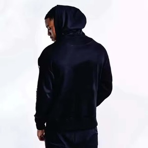Vente en gros de sweats à capuche pour hommes de couleur unie, sweats à capuche décontractés, personnalisez votre propre logo - Product Image 6