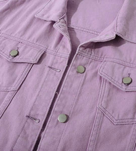 Vente en gros de nouvelles vestes en jean pour femmes, mode d'hiver, grande taille, authentiques - Product Image 4