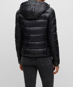 Shinny <b>Cropped</b> Long Sleeve Oversized Waterproof Windproof OEM Hot Sale Winter Casual Wear Women's Dyed Cotton <b>Puffer</b> <b>Jacket</b> - Product Image 3