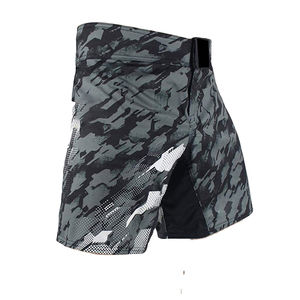 กางเกงขาสั้น MMA แบบยืดได้4ทางพิมพ์โลโก้ออกแบบได้ตามต้องการ - Product Image 5