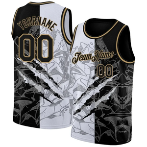 Camisetas de baloncesto con logotipo personalizado, uniformes deportivos de baloncesto al por mayor, camisetas de baloncesto de poliéster transpirables para hombre - Product Image 6