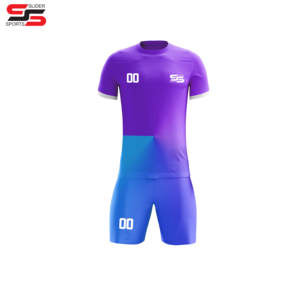 Vêtements d'équipe respirants à sublimation personnalisée Vêtements de club de football pour enfants Ensemble d'uniformes de football pour enfants Maillot de football d'Allemagne Ensemble uniforme - Product Image 1