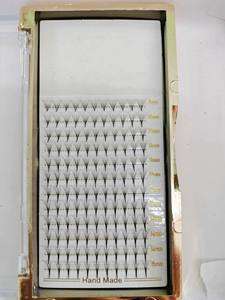 7D Luxe Personnalisable Professionnel Noir Lueur Foncé Cheveux Synthétiques Extensions de Cils Plateau Mixte Longueur Volume (15mm) pour la Beauté - Product Image 2