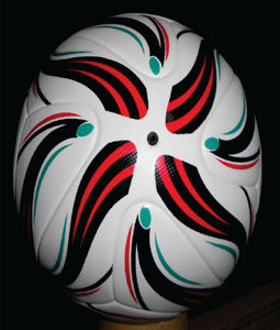Balón de fútbol de alta calidad, tamaño oficial 5, PVC, superficie lisa impresa personalizada al por mayor para uso en interiores y exteriores, barato - Product Image 3