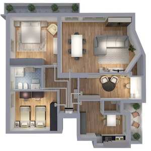 Pleno de Espuma de Poliuretano Lindab de 6 Zonas con Amortiguadores Motorizados de 160 o 200 mm para Sistemas HVAC con Conexión Lateral VMC - Product Image 3