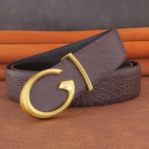 Diseñador Young Jeans Café Genuino Cuero de vaca Cinturón Casual Moda Suave para hebilla Alta calidad Lujo Marca famosa - Product Image 6