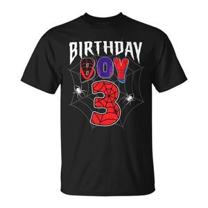 T-shirt Spider Man pour garçon de 3 ans, pour fête d'anniversaire - Product Image 1